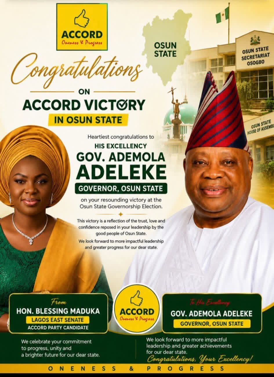 Accord political victory celebration